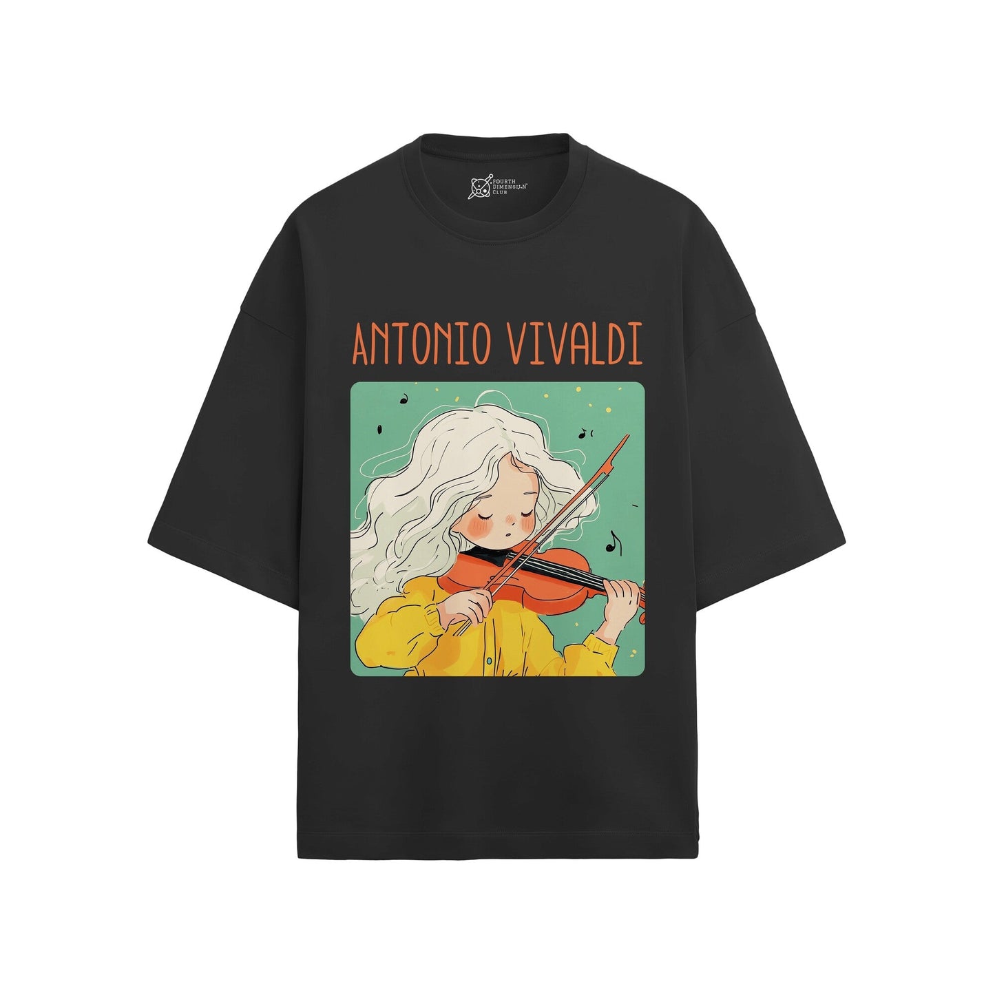 Antonio Vivaldi Oversized French Terry T-Shirt #GeniusDoodles