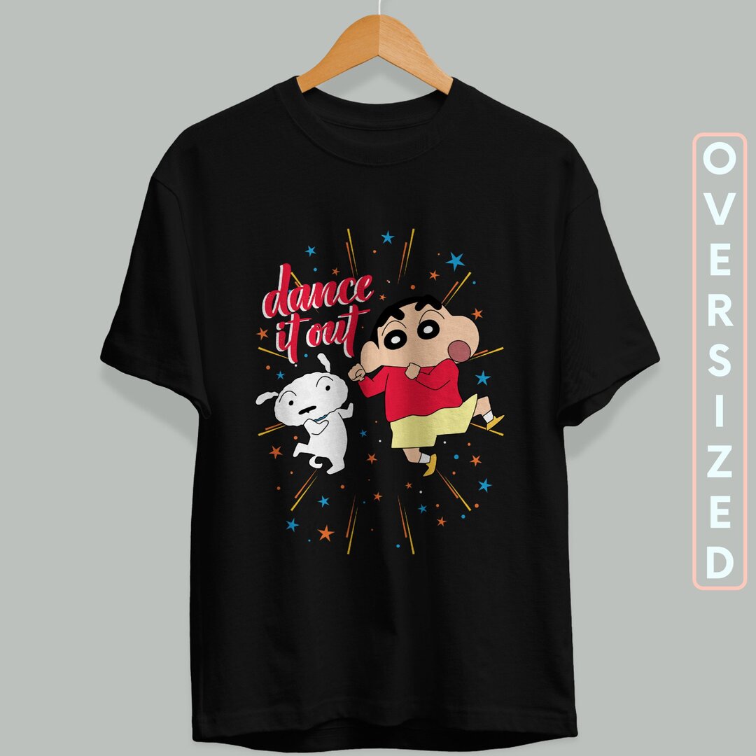 Dance It Out Unisex Oversized T-Shirt #Shinchan