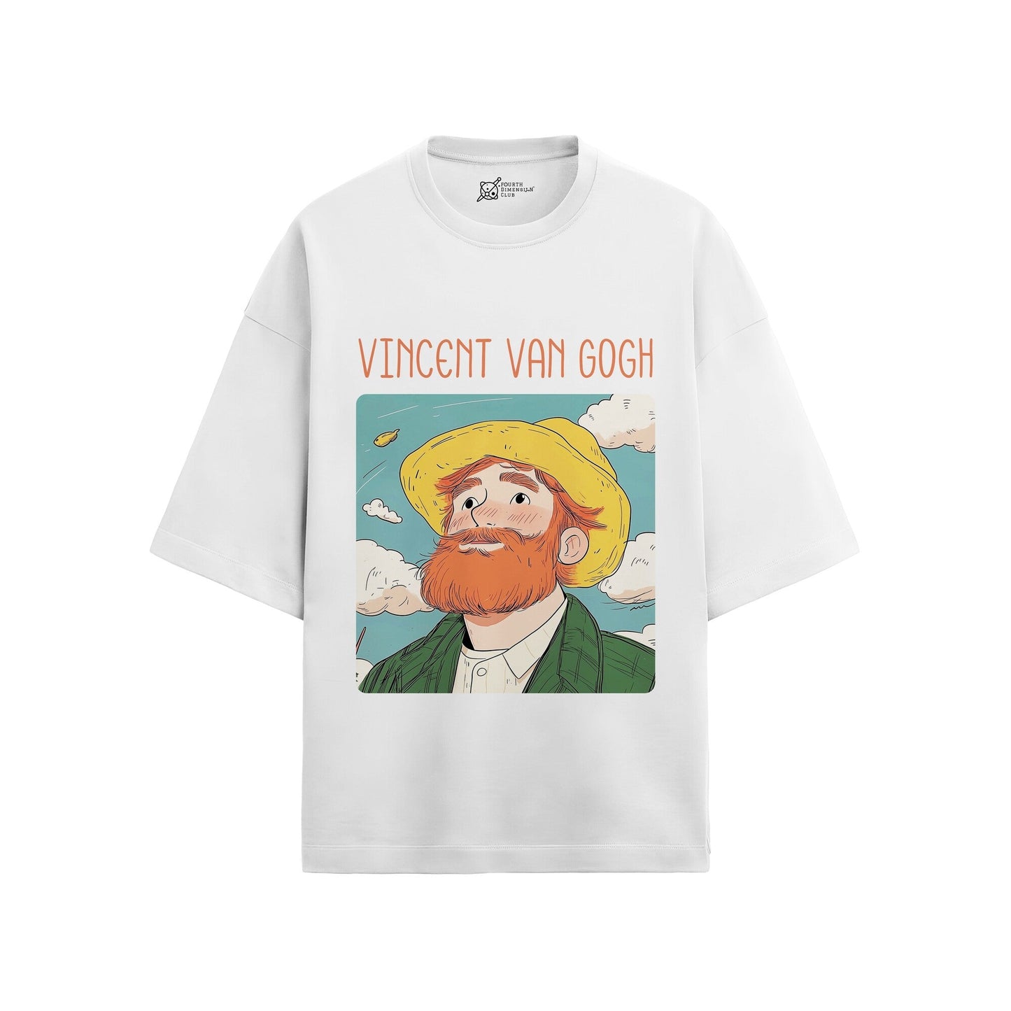 Vincent van Gogh Oversized French Terry T-Shirt #GeniusDoodles