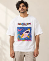 Megalodon Oversized French Terry T-Shirt #AncientArchives