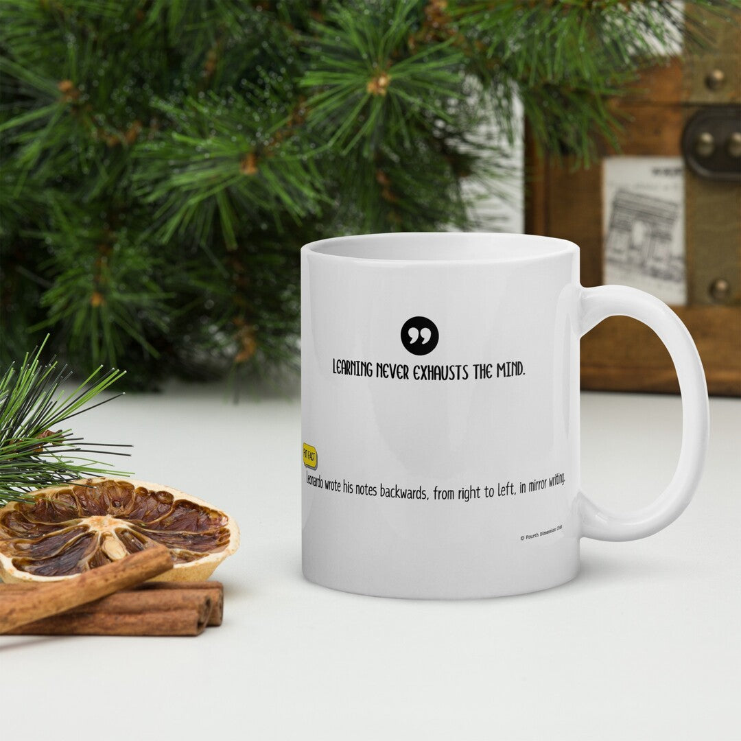 Leonardo da Vinci Coffee Mug #GeniusDoodles