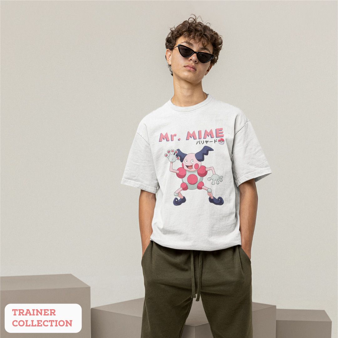 Mr.Mime Unisex Oversized T-Shirt #Pokémon #TrainerCollection