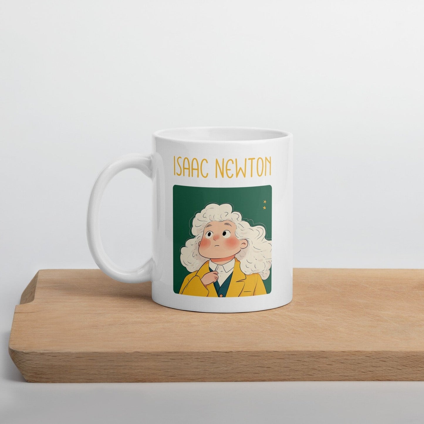 Isaac Newton Coffee Mug #GeniusDoodles