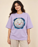 Moon Oversized French Terry T-Shirt #StellarSquad