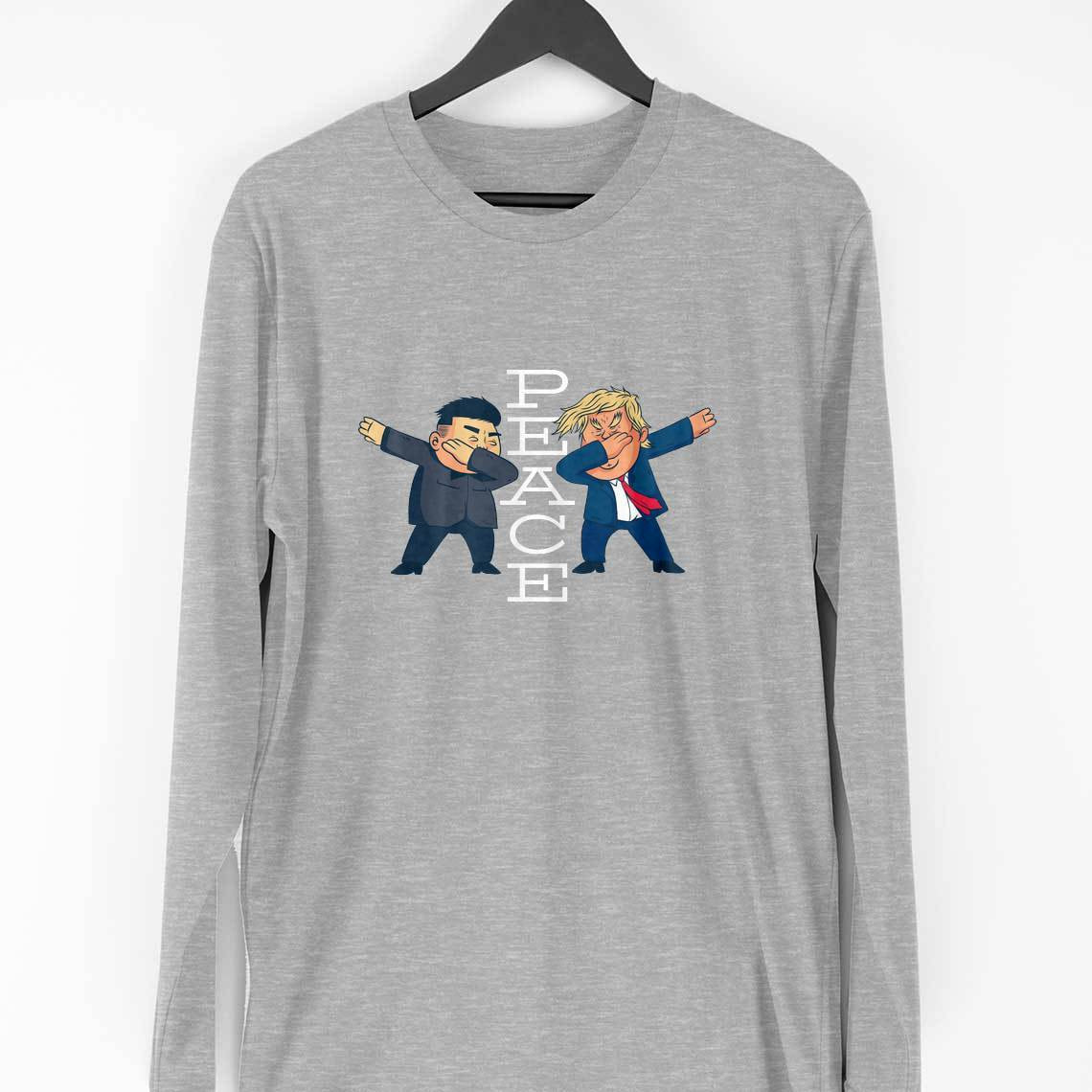 Peace Cartoon Full-Sleeve T-Shirt