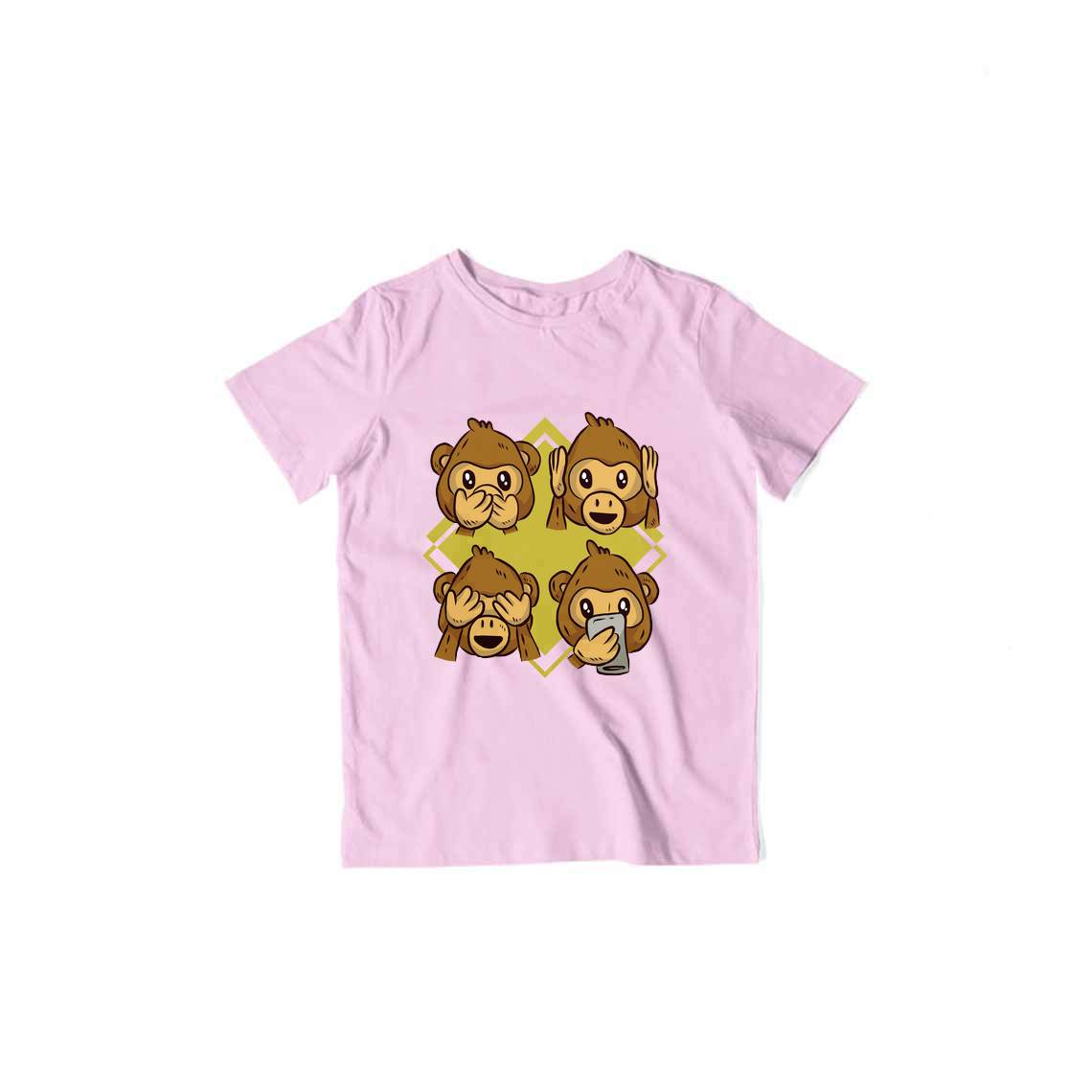 Modern Monkey Kids T-Shirt