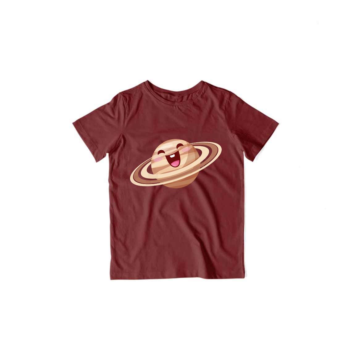 Happy Saturn Kid's T-Shirt