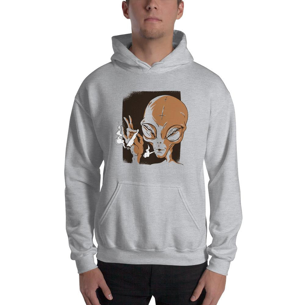 Alien Smoking Unisex Hooded Sweatshirt