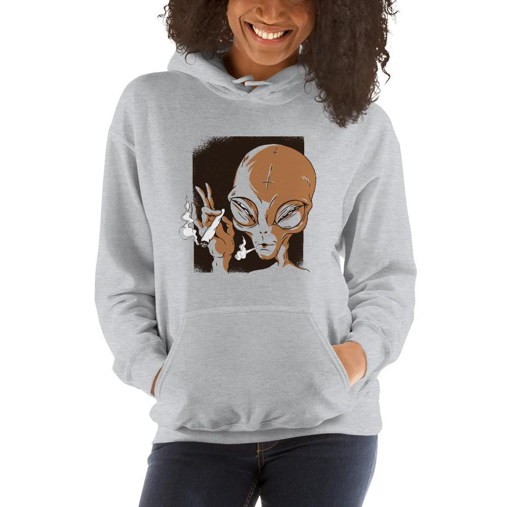 Alien Smoking Unisex Hooded Sweatshirt