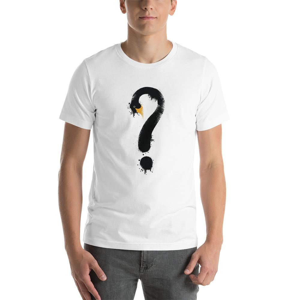 Black Swan Question Half Sleeve T-Shirt