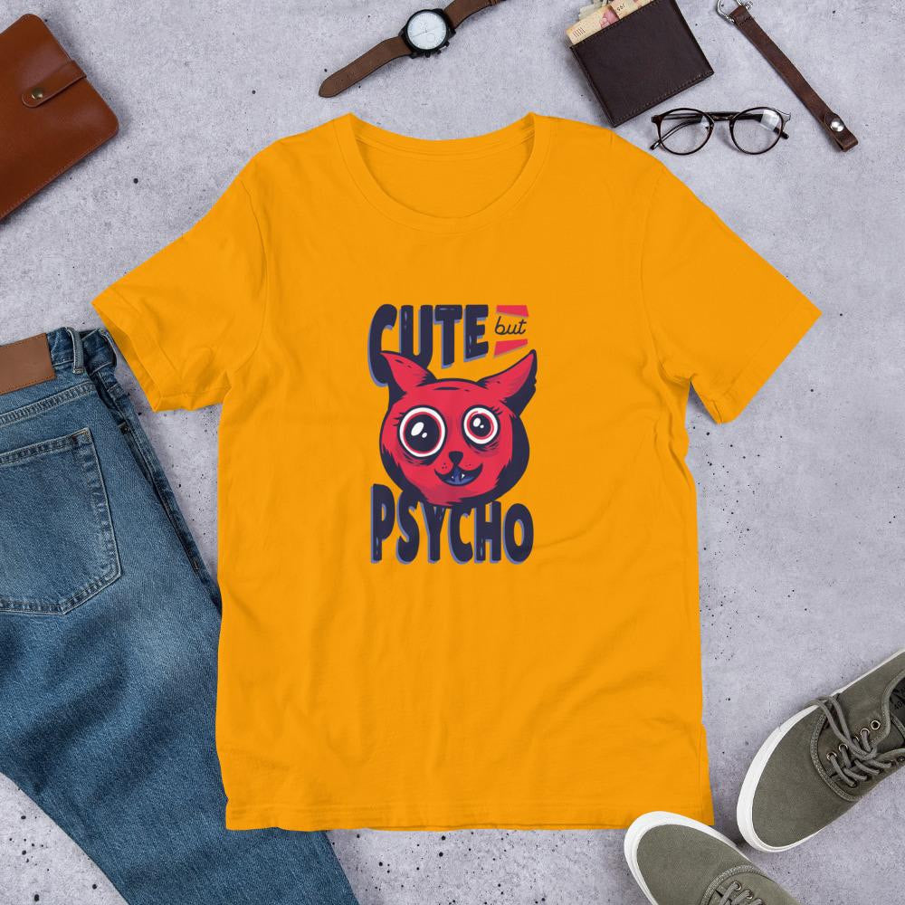 Cute But Psycho Half Sleeve T-Shirt