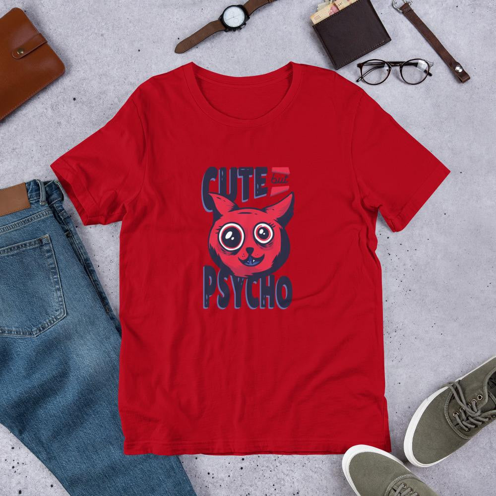 Cute But Psycho Half Sleeve T-Shirt