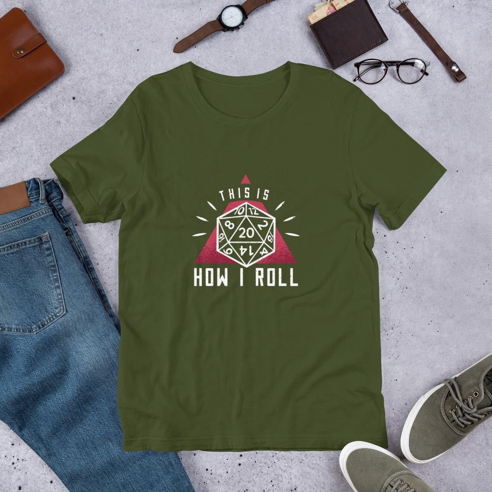 How I Roll Half Sleeve T-Shirt