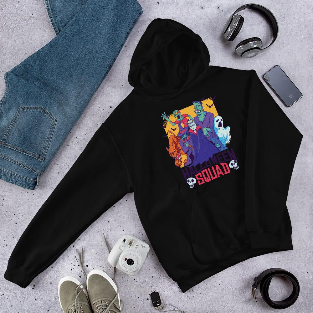 Halloween Squad Unisex Hooded Sweatshirt