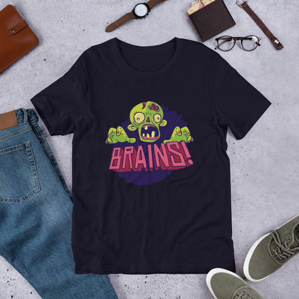 Zombie Brains Half Sleeve T-Shirt