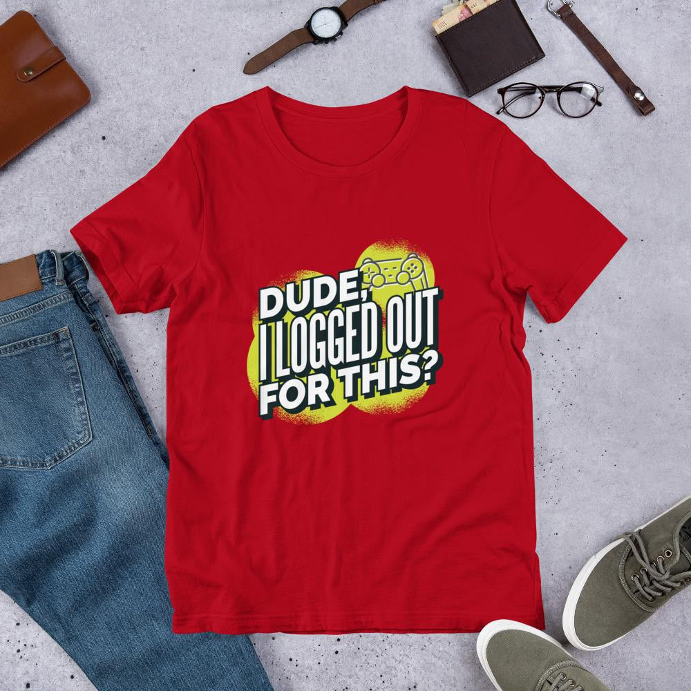 Logged Out Half Sleeve T-Shirt