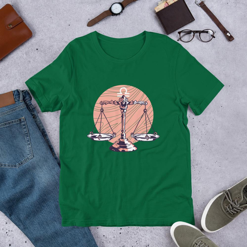 Libra Zodiac Half Sleeve T-Shirt