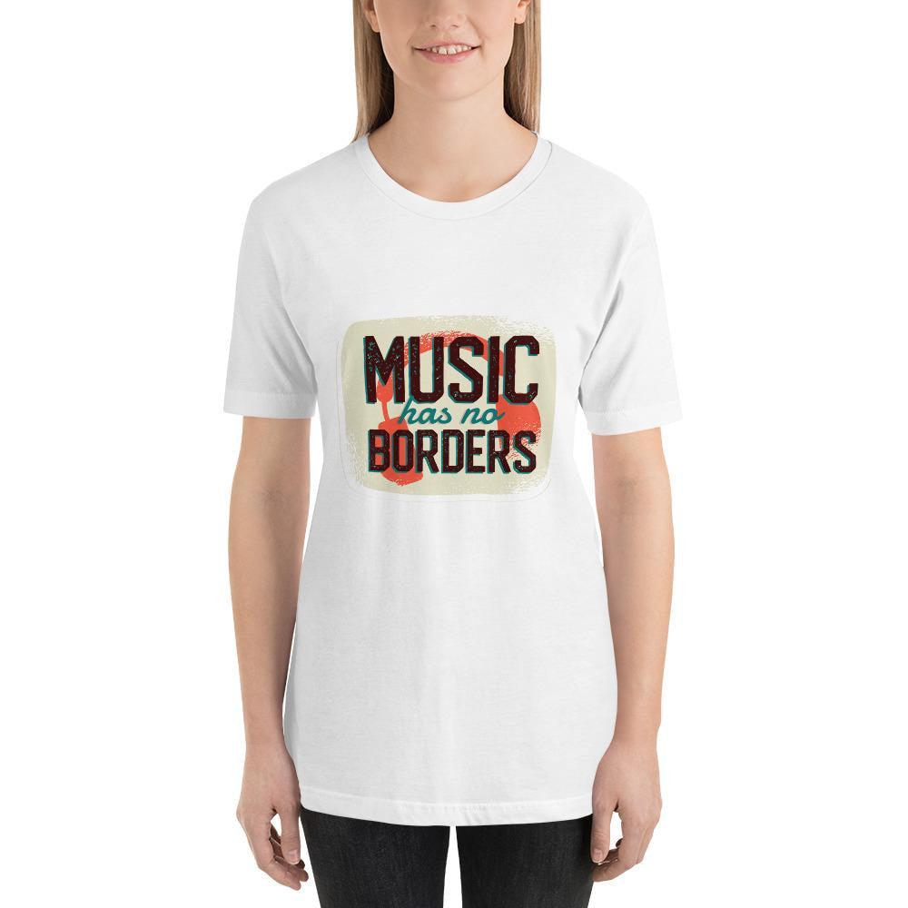 Music Has No Borders Half Sleeve T-Shirt