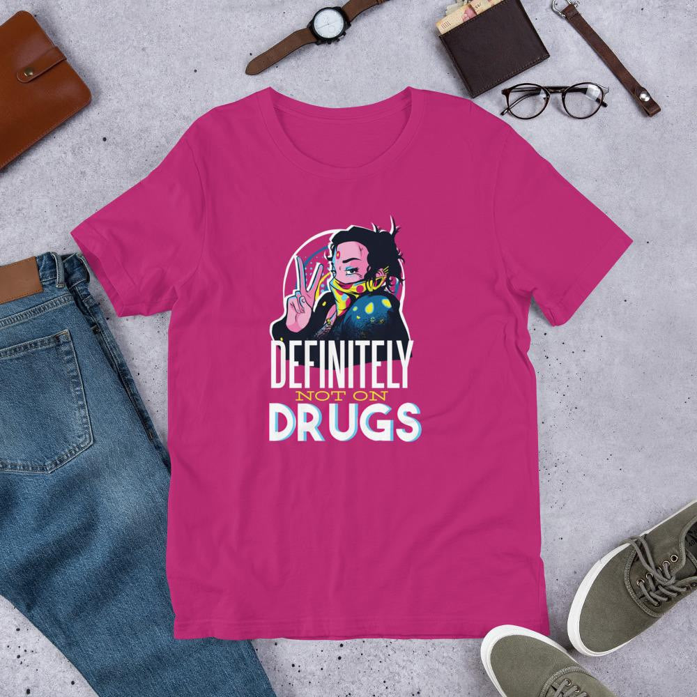Not On Drugs Half Sleeve T-Shirt