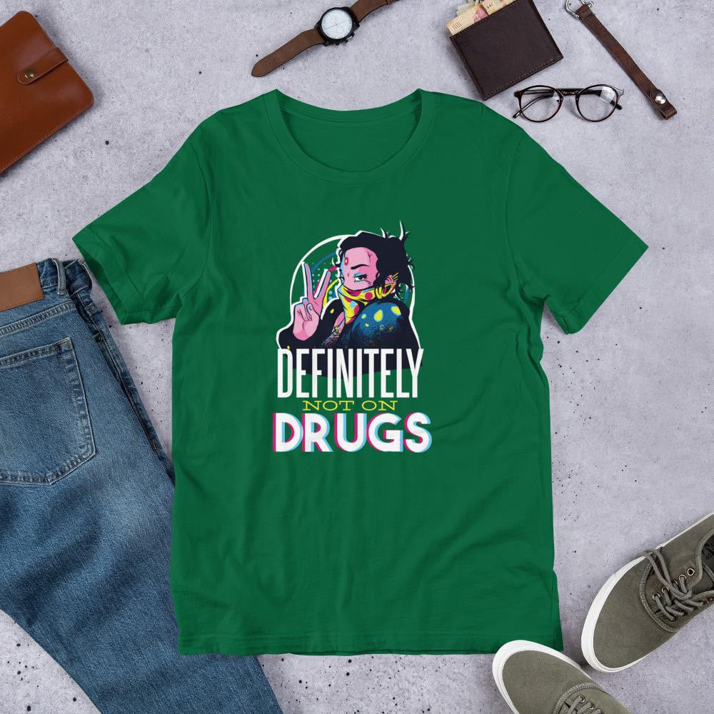 Not On Drugs Half Sleeve T-Shirt