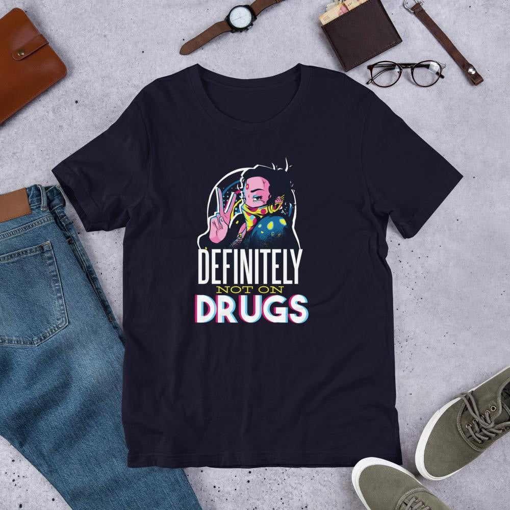 Not On Drugs Half Sleeve T-Shirt