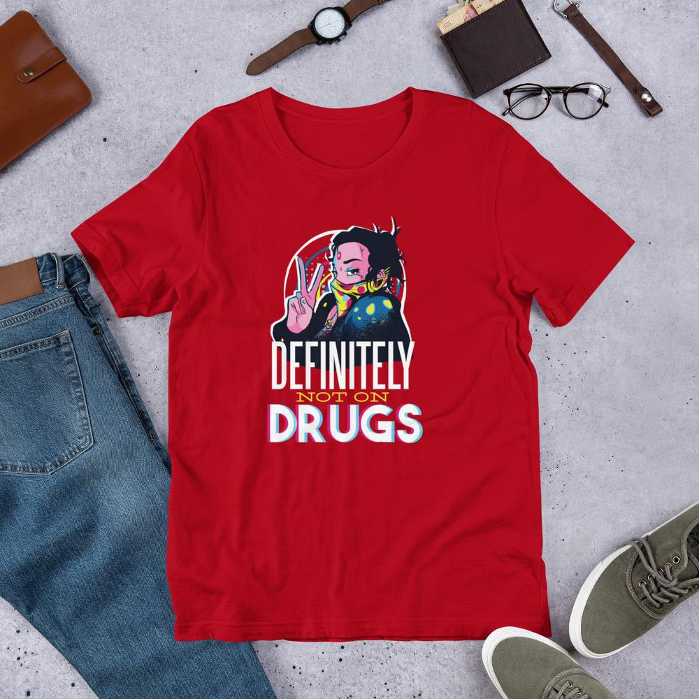 Not On Drugs Half Sleeve T-Shirt