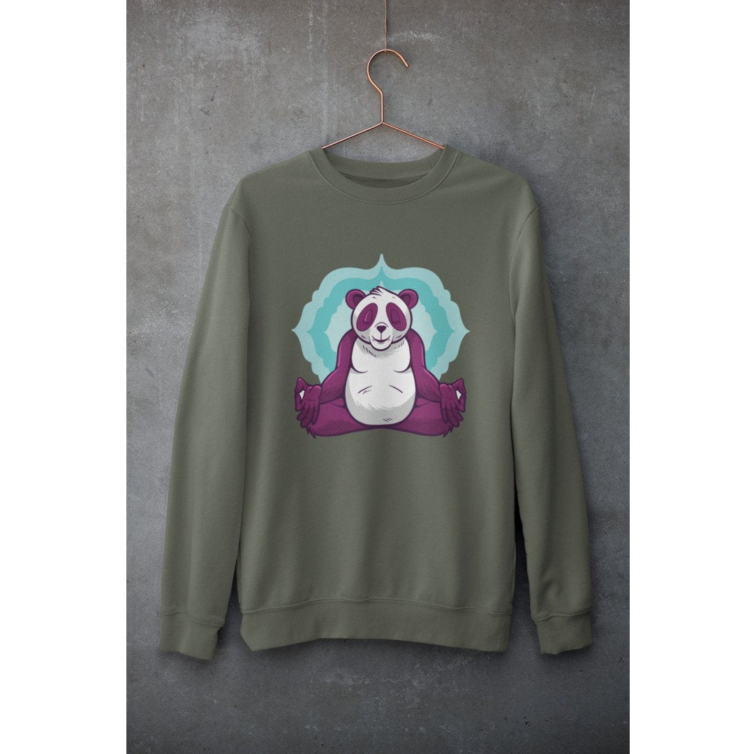 Panda Meditation Unisex Sweatshirt