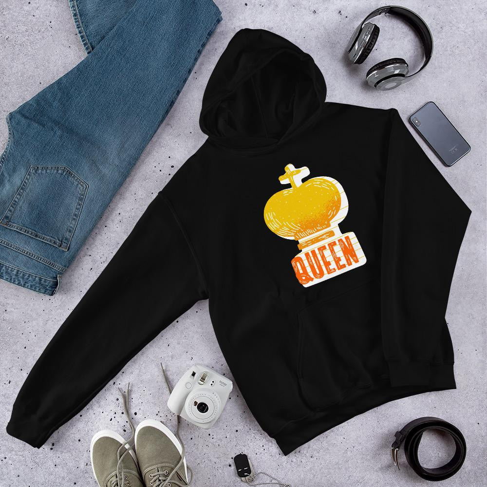 Queen Crown Unisex Hooded Sweatshirt