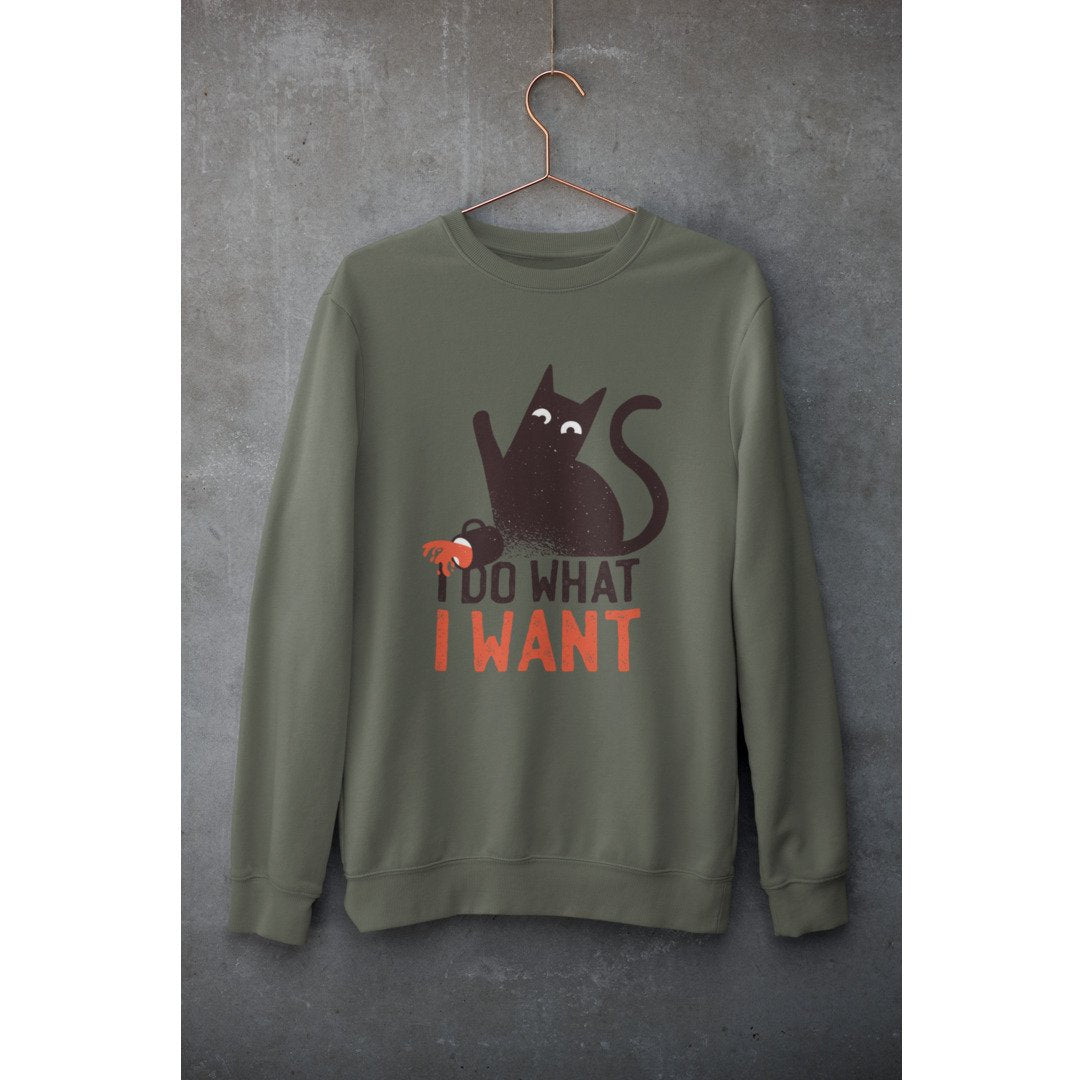 Rebel Cat Unisex Sweatshirt