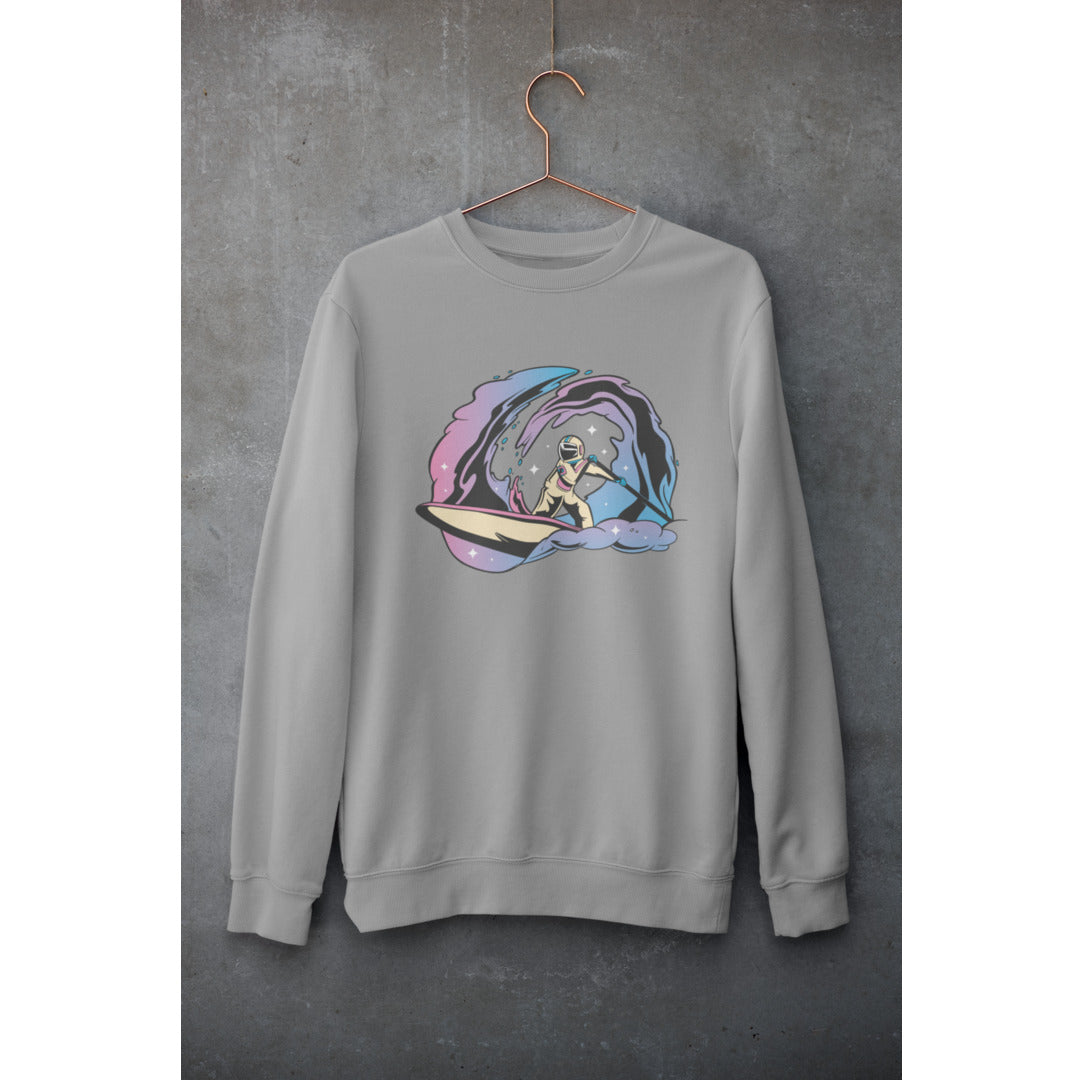 Space Paddleboarding Unisex Sweatshirt