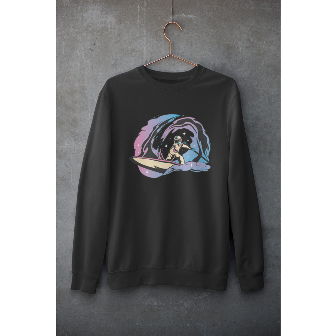 Space Paddleboarding Unisex Sweatshirt