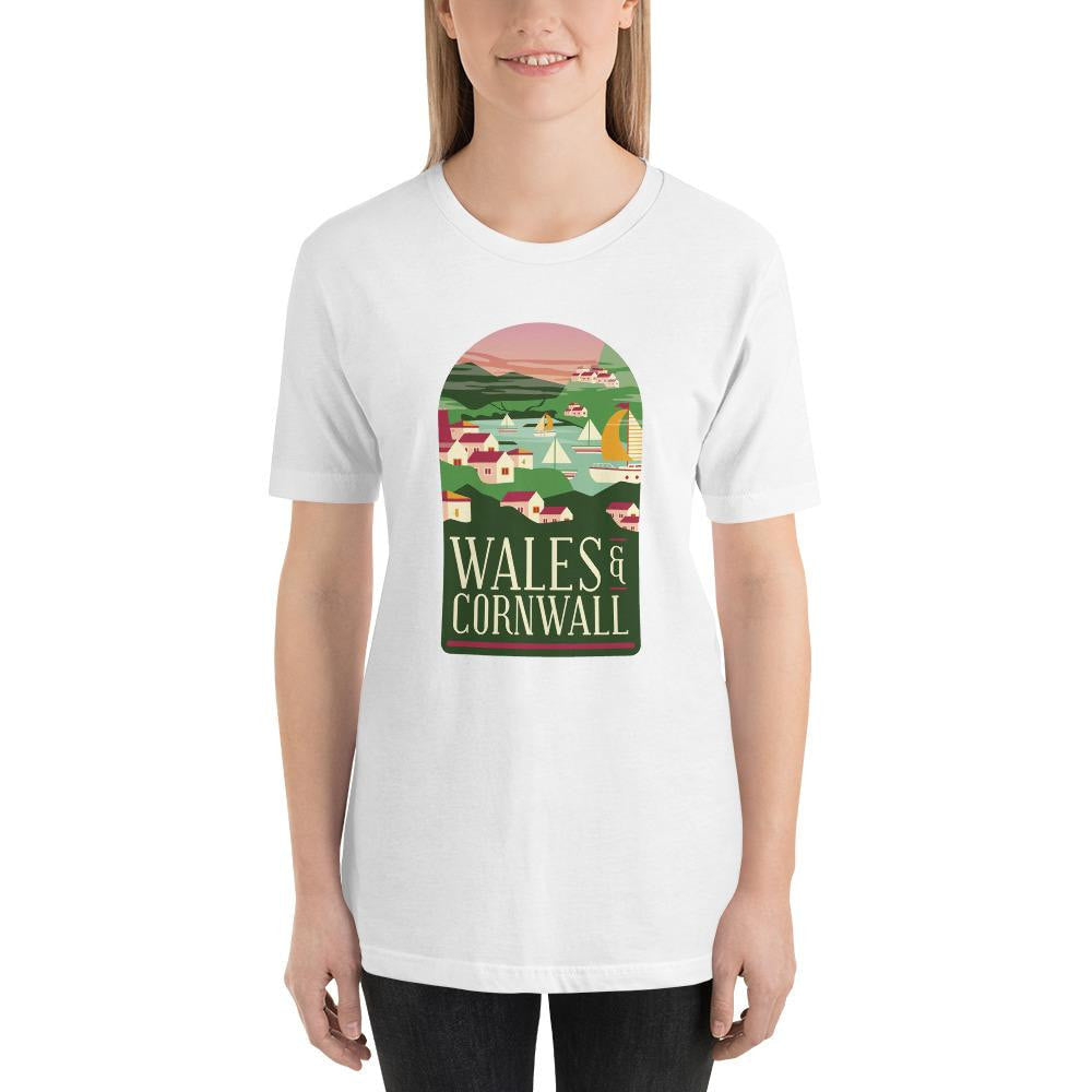Wales & Cornwall Half Sleeve T-Shirt