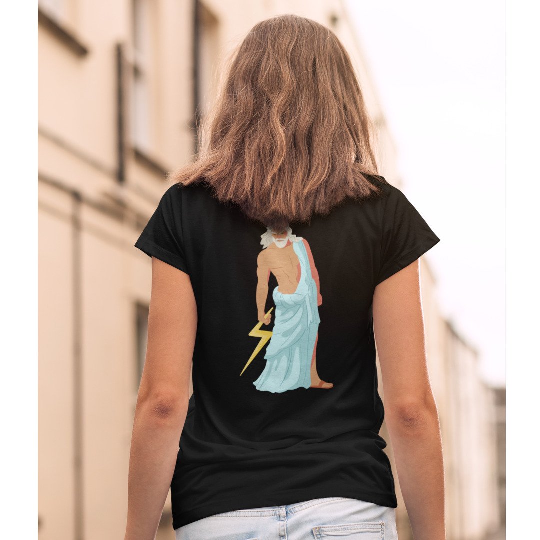 Zeus Greek God Half-Sleeve T-Shirt