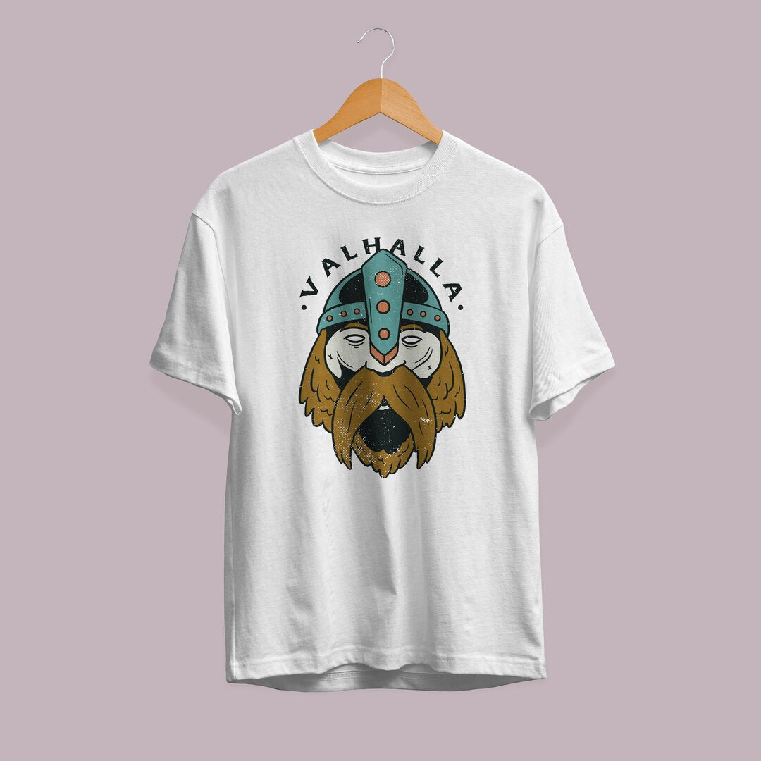 Valhalla Viking Half Sleeve T-Shirt