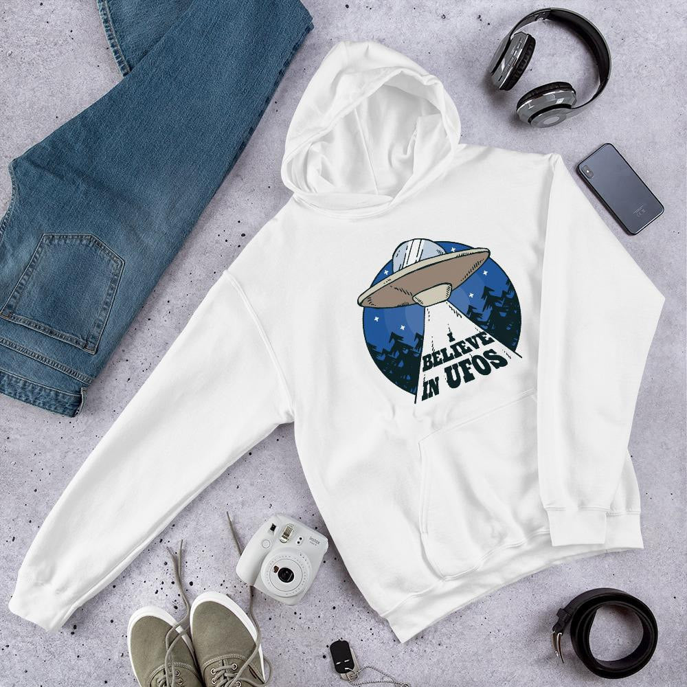 Alien spaceship Unisex Hooded Sweatshirt