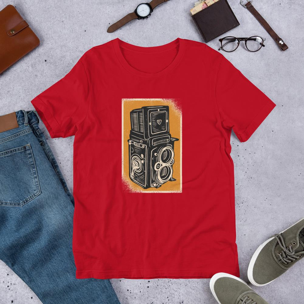 Vintage Rolleiflex Camera Half Sleeve T-Shirt