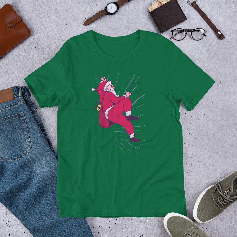 Santa Climbing Half-Sleeve T-Shirt