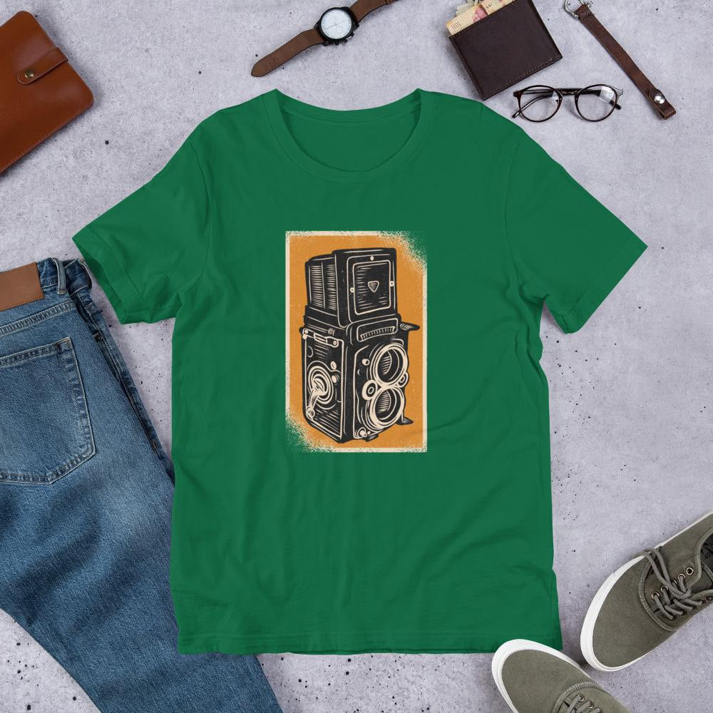 Vintage Rolleiflex Camera Half Sleeve T-Shirt