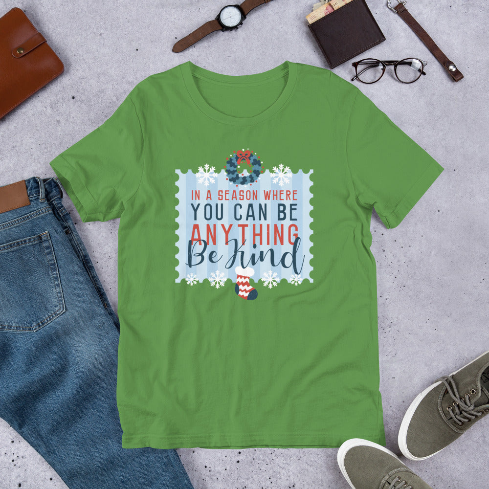 Be Kind Christmas Half-Sleeve T-Shirt