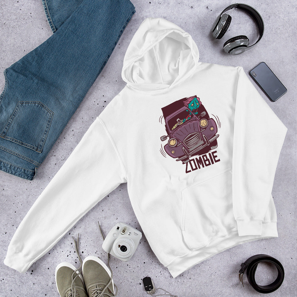Zombie Driver Unisex Hooded Sweatshirt