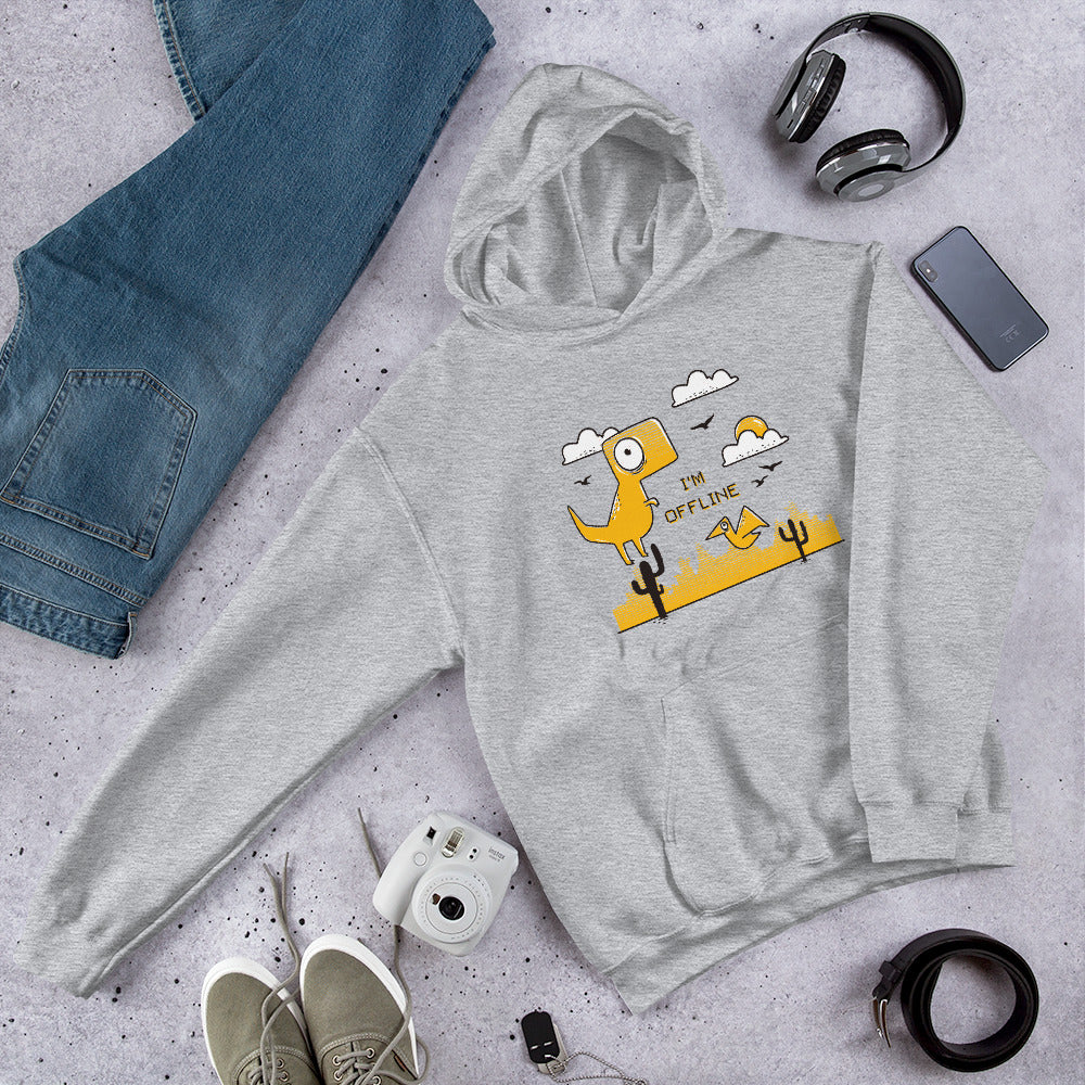I'm Offline Unisex Hooded Sweatshirt