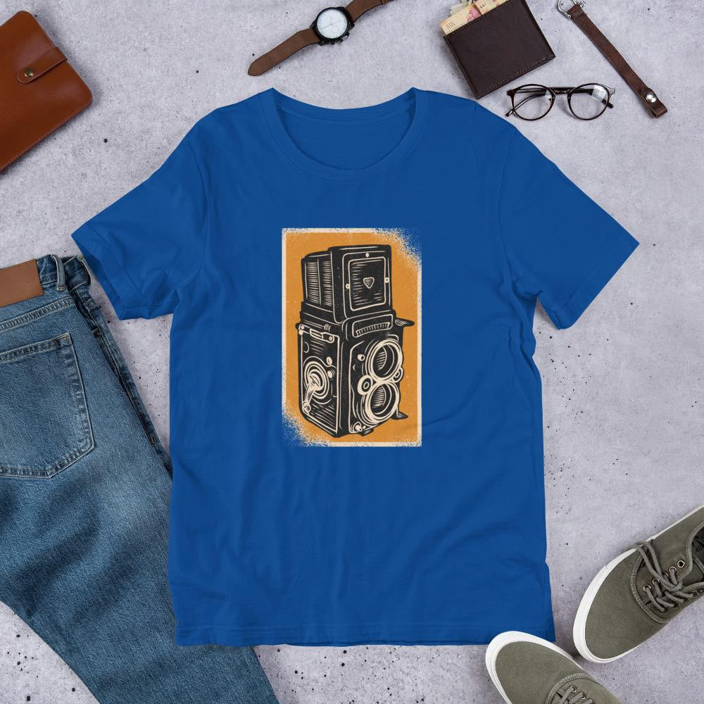Vintage Rolleiflex Camera Half Sleeve T-Shirt