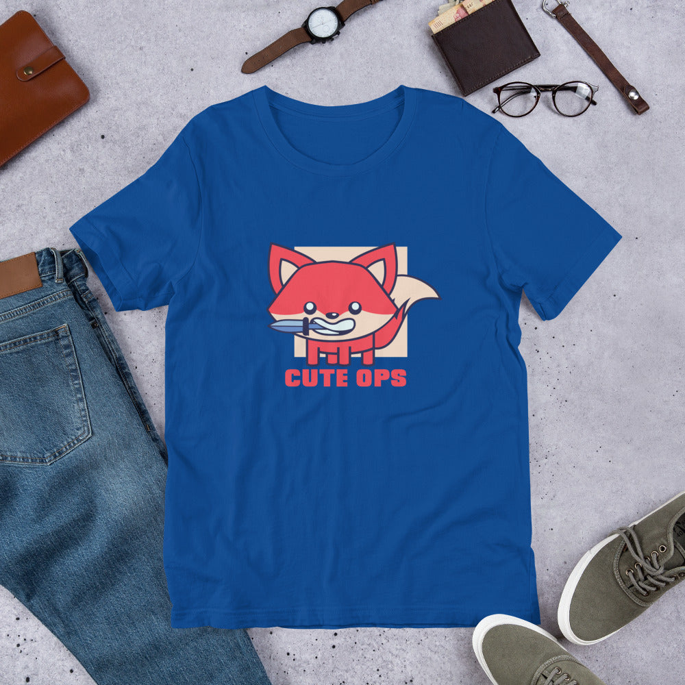 Cute Fox Half-Sleeve T-Shirt