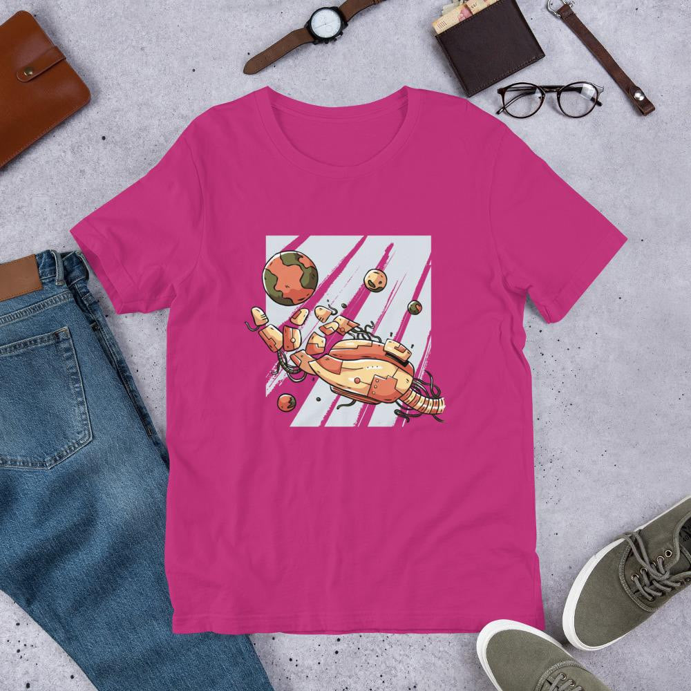 Robotic Hand Half Sleeve T-Shirt