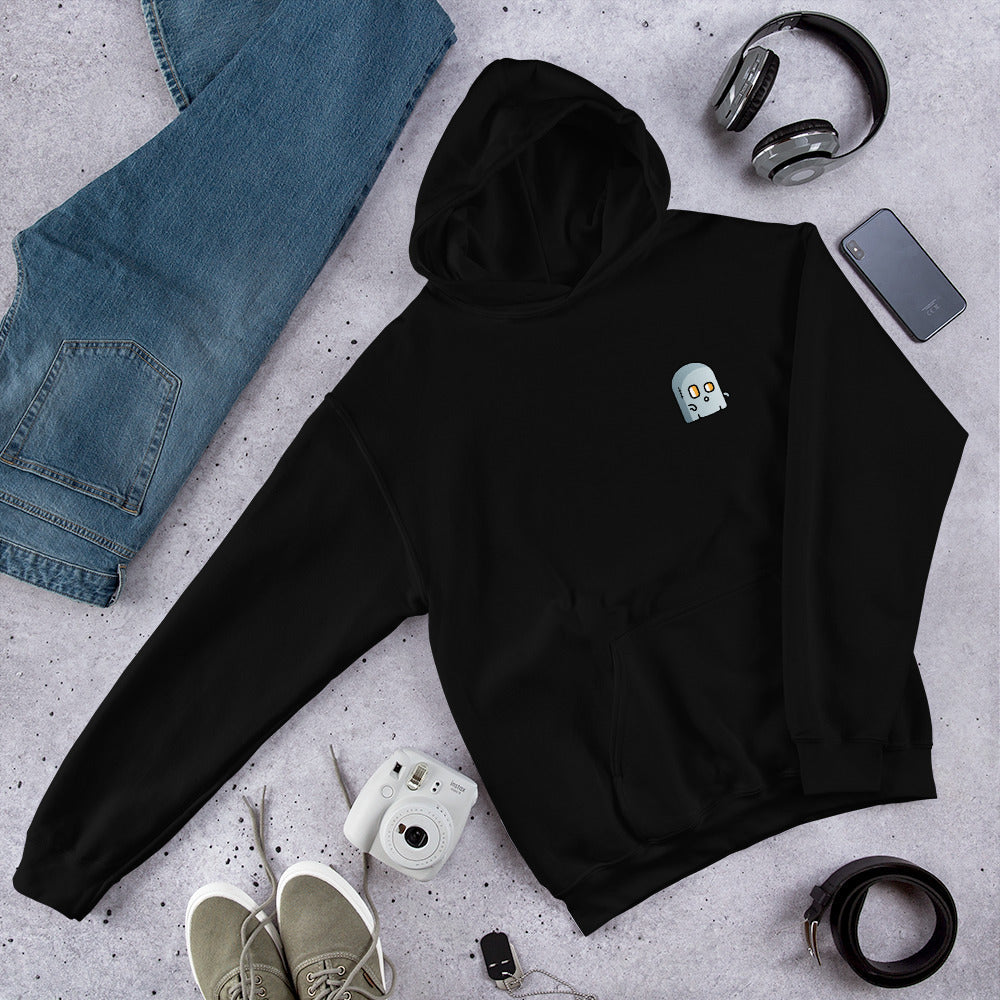 Ghost Unisex Hooded Sweatshirt #Pocket-design