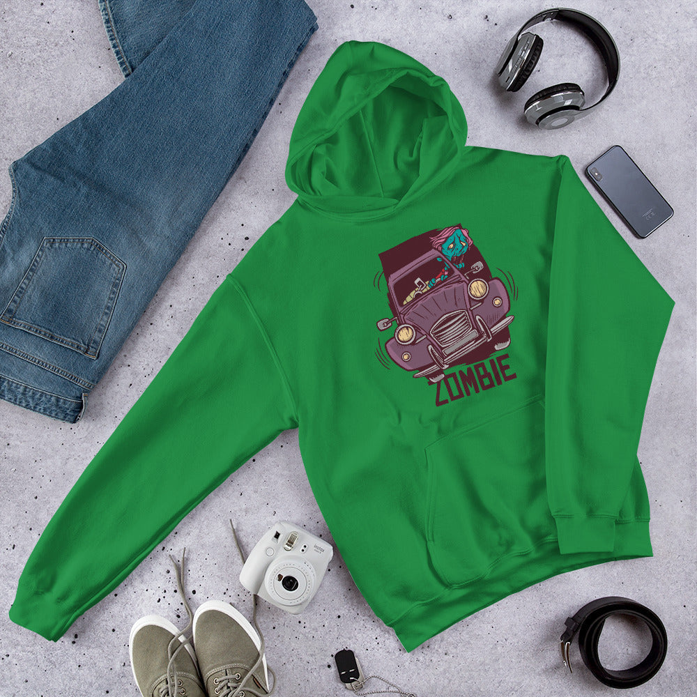 Zombie Driver Unisex Hooded Sweatshirt
