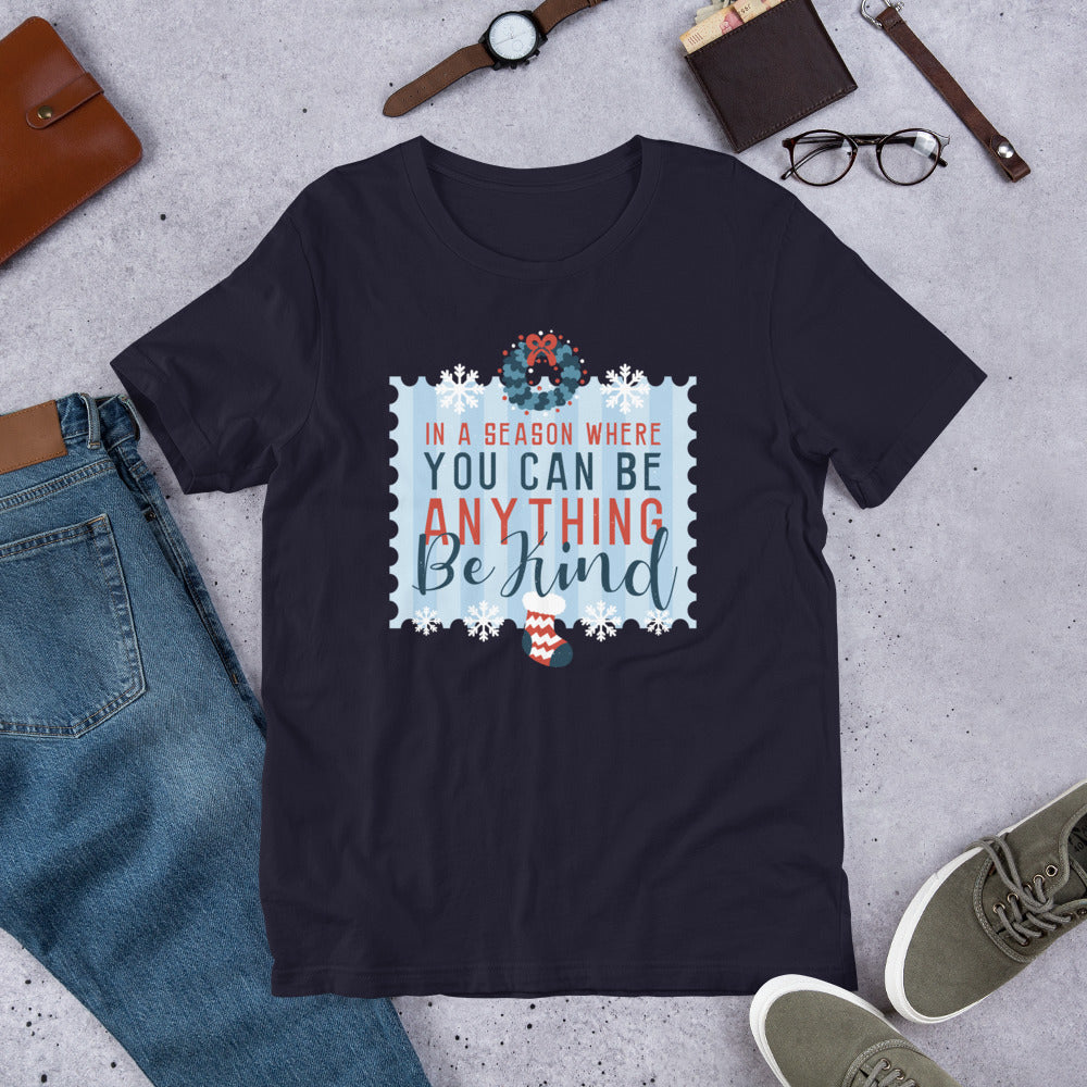 Be Kind Christmas Half-Sleeve T-Shirt