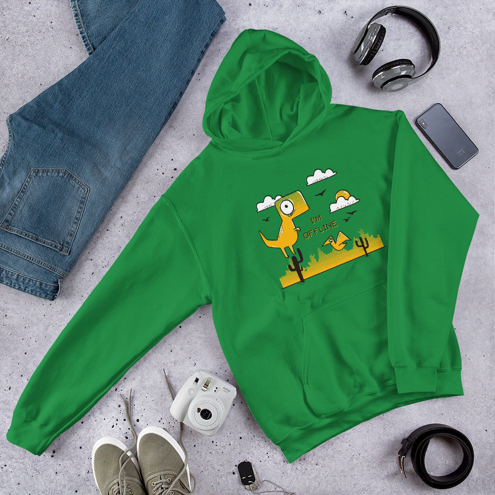 I'm Offline Unisex Hooded Sweatshirt