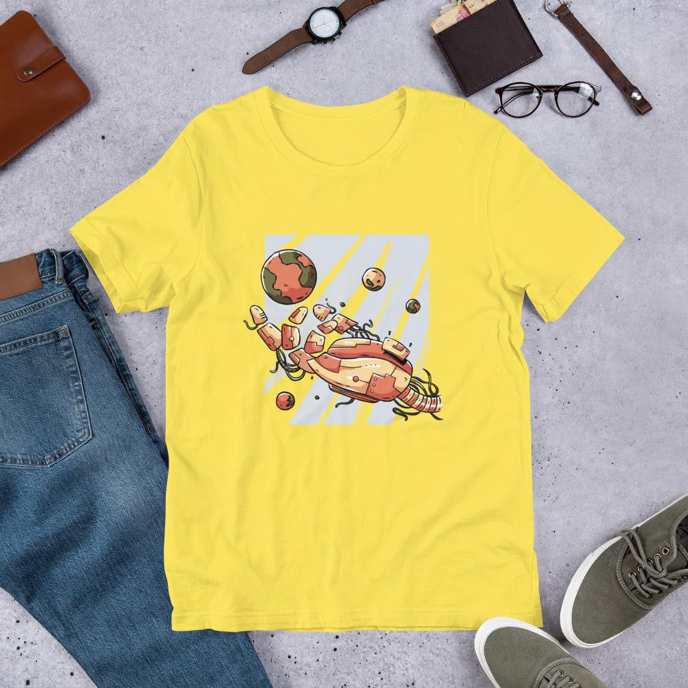 Robotic Hand Half Sleeve T-Shirt