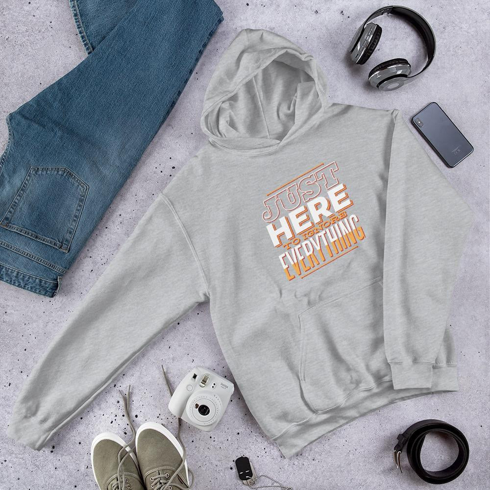 Here To Ignore Unisex Hooded Sweatshirt